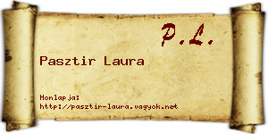 Pasztir Laura névjegykártya